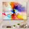 Designart - Creative Flower in Multiple Colors - Floral canvas art
